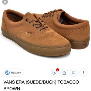 VANS Men’s Era Tobacco Suede shoes